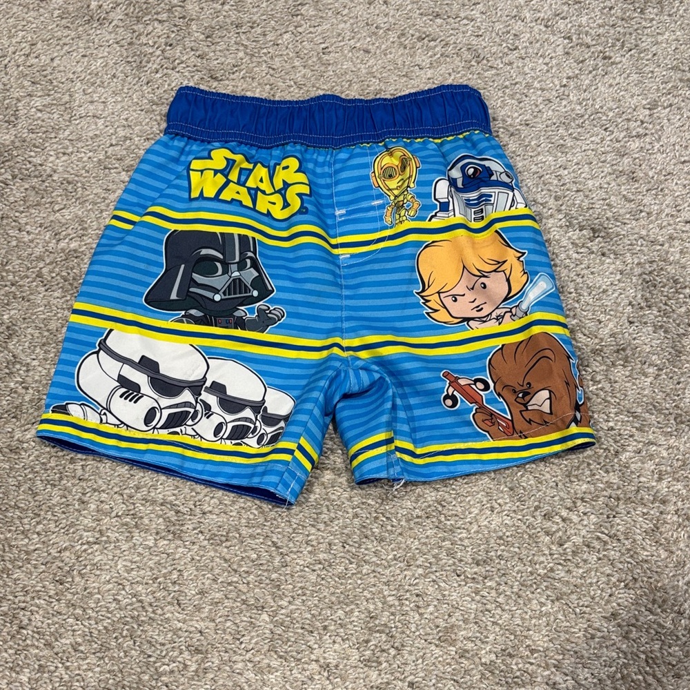 Star Wars Kids Striped Blue Shorts